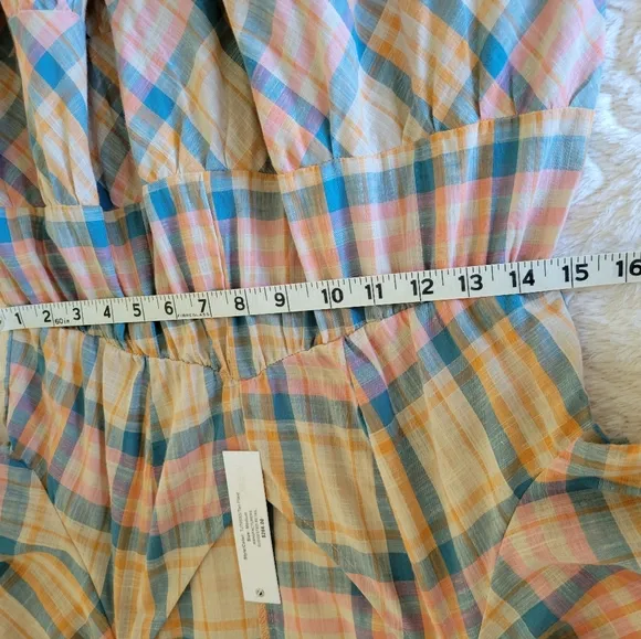 Drew Plaid dress NWT size M