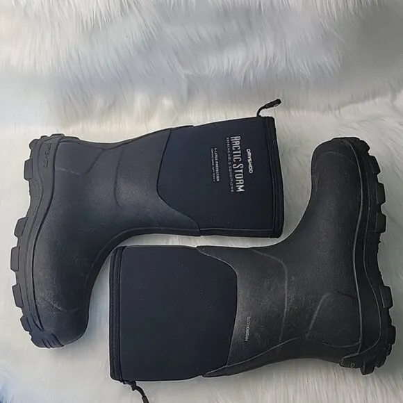 DRYSHOD Kid's Black Artic Storm Extreme Cold Condition Waterproof Boots Sz 4