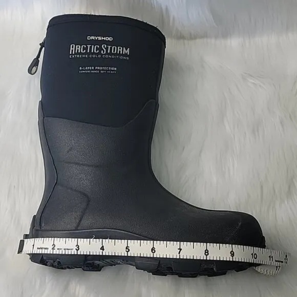 DRYSHOD Kid's Black Artic Storm Extreme Cold Condition Waterproof Boots Sz 4