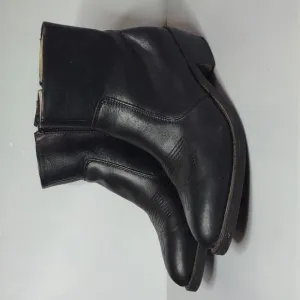 Durango Black Leather Men's Boots size 9 Side Zip Black Western Dress Boots