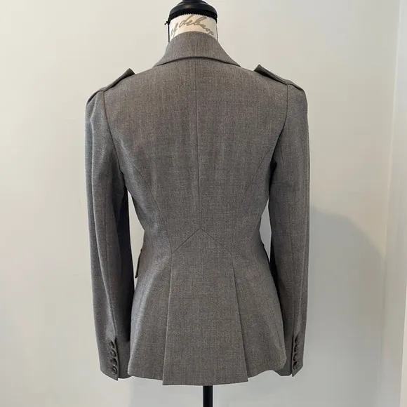 DVF Grey wool blend blazer