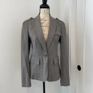 DVF Grey wool blend blazer