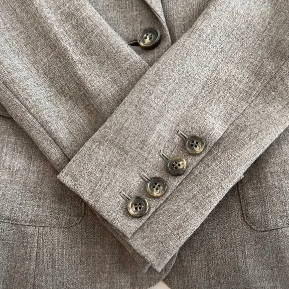 DVF Grey wool blend blazer