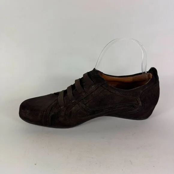 Earthies Ronda Rock Elastic Walker Sneakers Womens 9 Brown Low Top Slip-On Shoes