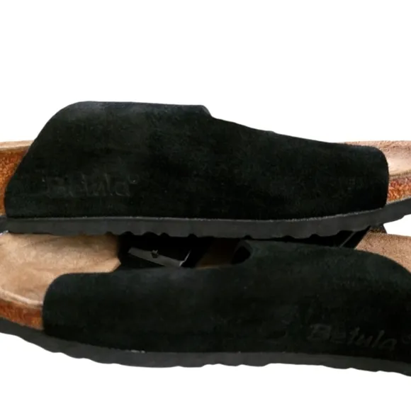 EC BIRKENSTOCK BETULA SUEDE TWO BUCKLE SANDALS SZ.12 (290)