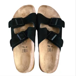 EC BIRKENSTOCK BETULA SUEDE TWO BUCKLE SANDALS SZ.12 (290)