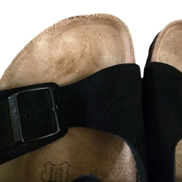 EC BIRKENSTOCK BETULA SUEDE TWO BUCKLE SANDALS SZ.12 (290)