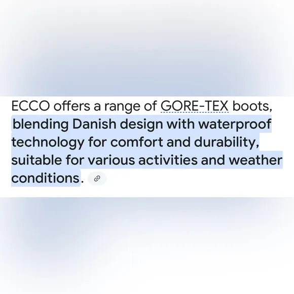 ECCO Crepetray Hybird Gore Tex Ankle Unisex, black w/brown sole trim, women’s 12