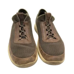 ECCO Soft 7 Runner Mens 7 Leather Running Shoes Brown Athletic Sneaker Comfort
