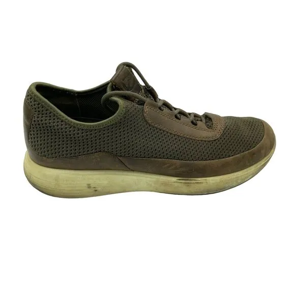 ECCO Soft 7 Runner Mens 7 Leather Running Shoes Brown Athletic Sneaker Comfort