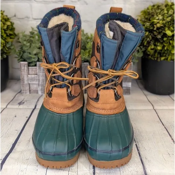 Eddie Bauer Sherpa-Lined Duck Boots – Waterproof &amp; Insulated