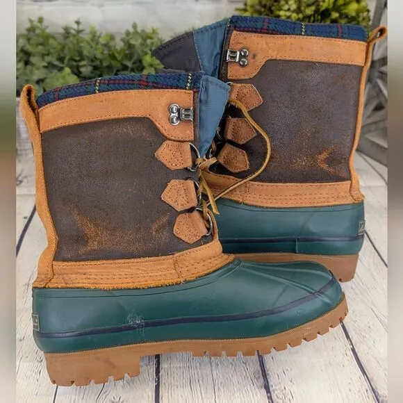 Eddie Bauer Sherpa-Lined Duck Boots – Waterproof &amp; Insulated