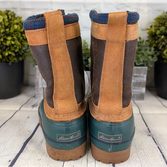 Eddie Bauer Sherpa-Lined Duck Boots – Waterproof &amp; Insulated