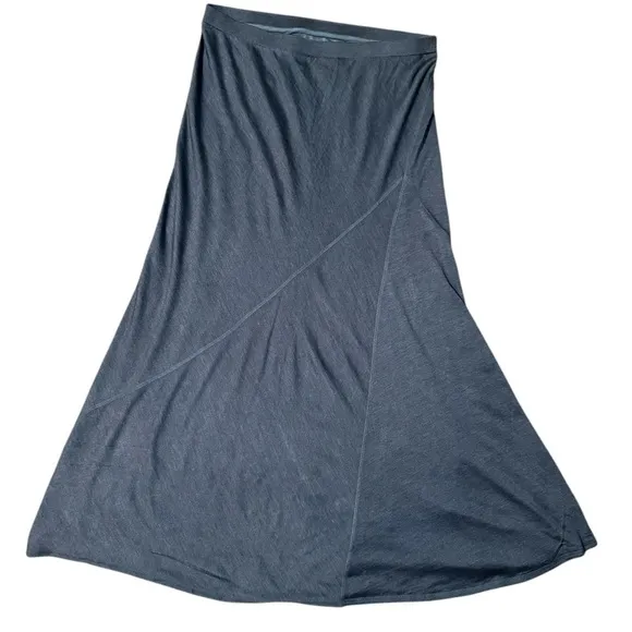 Eileen Fisher Silk/Cotton Blend Maxi Skirt in Size Petite Medium