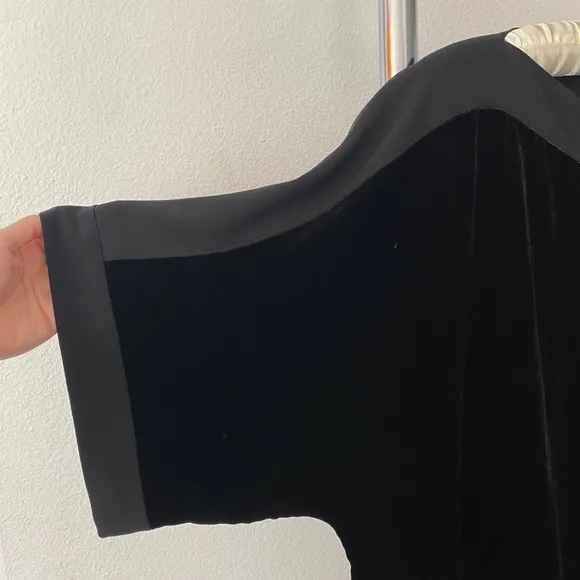 Eileen Fisher - Velvet Crew Neck Dress