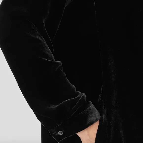 Eileen Fisher - Velvet Crew Neck Dress