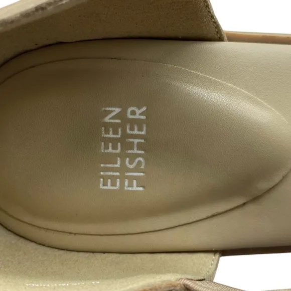 Eileen Fisher Womens Shoes Rato Sandals Sz 11 Brown Leather Flat Casual Chic