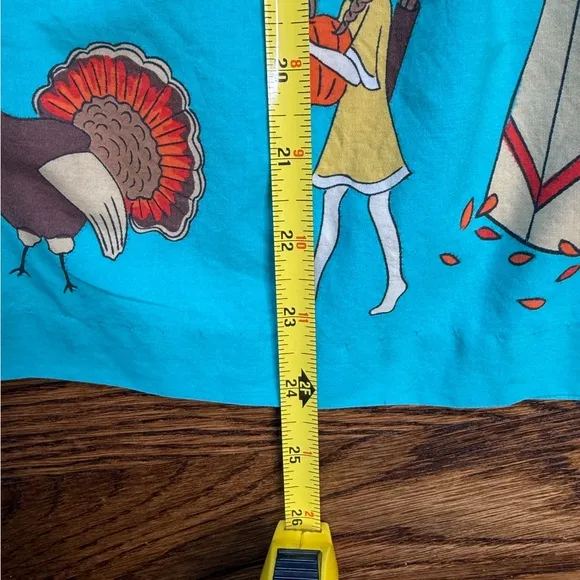 Eleanor Rose Girls Turquoise Thanksgiving Parade Tessa Dress Size 5-6