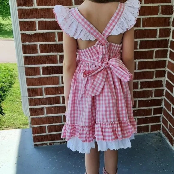 Eleanor Rose Hippity Hoppity Dolly dress girl size 7/8