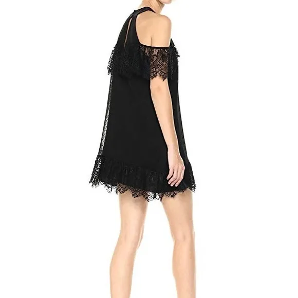 Ella Moss Nikki Cold Shoulder Lace Dress Natural NWT