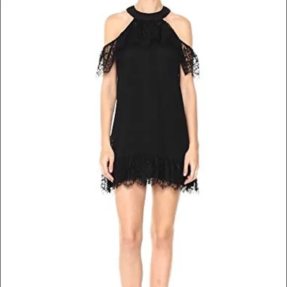 Ella Moss Nikki Cold Shoulder Lace Dress Natural NWT