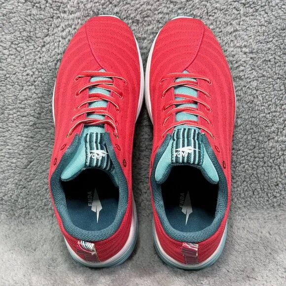 Enda Lapatet Mens Size 10.5 Running Shoes Sneakers Crimson Red White