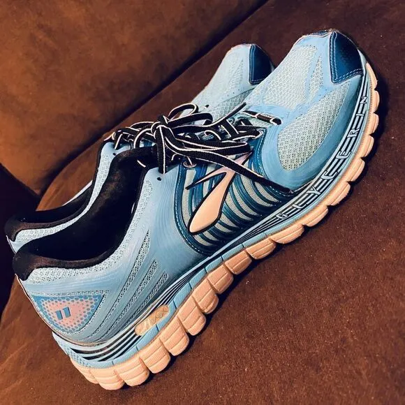 Excellent Brooks GTS Glycerin 11 Blue Womens Running Shoes Size 11 US 43 EUR