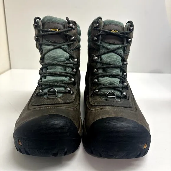 EXCELLENT KEEN Women Revel II Snow Boots Insulated Waterproof Leather Hiking 9.5