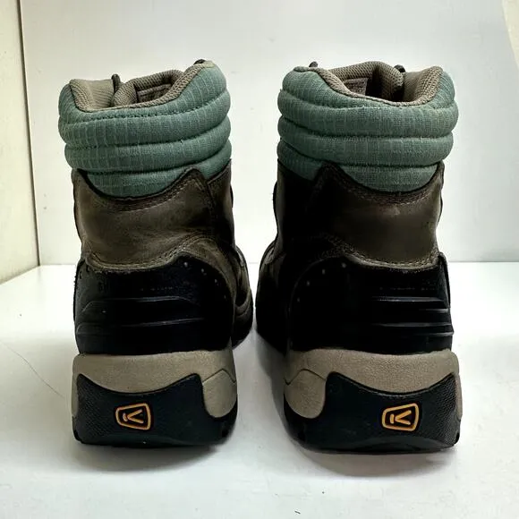 EXCELLENT KEEN Women Revel II Snow Boots Insulated Waterproof Leather Hiking 9.5