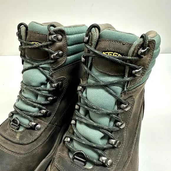 EXCELLENT KEEN Women Revel II Snow Boots Insulated Waterproof Leather Hiking 9.5