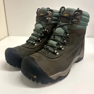 EXCELLENT KEEN Women Revel II Snow Boots Insulated Waterproof Leather Hiking 9.5