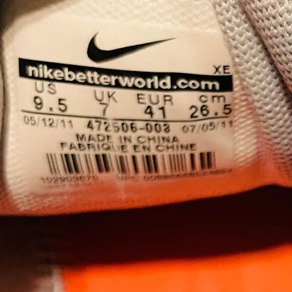 Excellent NIKE Structure 15 Running Shoes Womens 9.5 US 41 EUR Light Grey Turq.