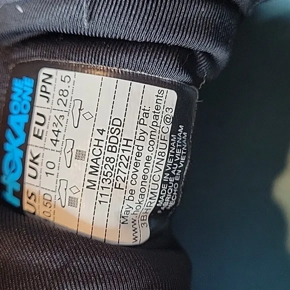 F27221H 1113528 BDSD HOKA ONE ONE MACH 4 Men's Running Shoes