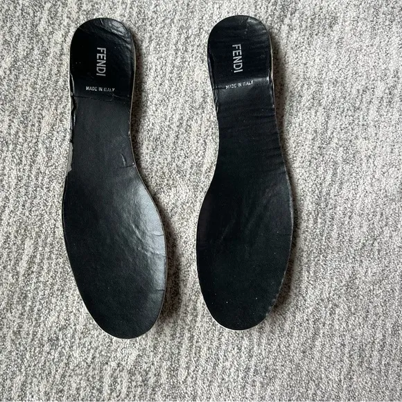 Fendi Black Rain  Boots