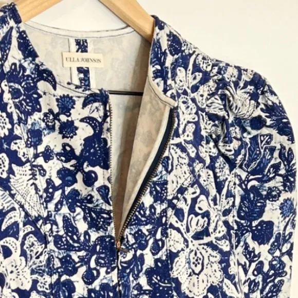 Floral Mini Denim Dress