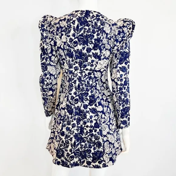 Floral Mini Denim Dress