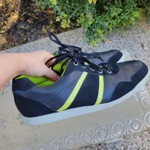 FootJoy Contour Casual Golf Shoes Black Lime 54397 Waterproof Spikeless Size 14M