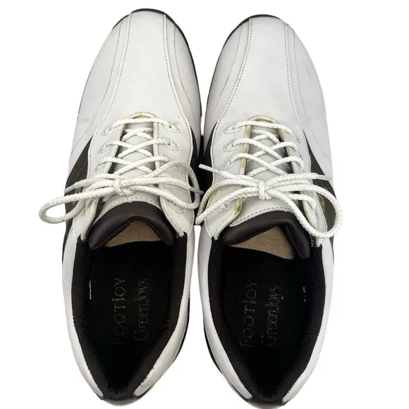 FootJoy GreenJoys Men’s White Leather Golf Shoes