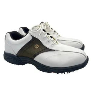 FootJoy GreenJoys Men’s White Leather Golf Shoes