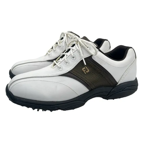 FootJoy GreenJoys Men’s White Leather Golf Shoes