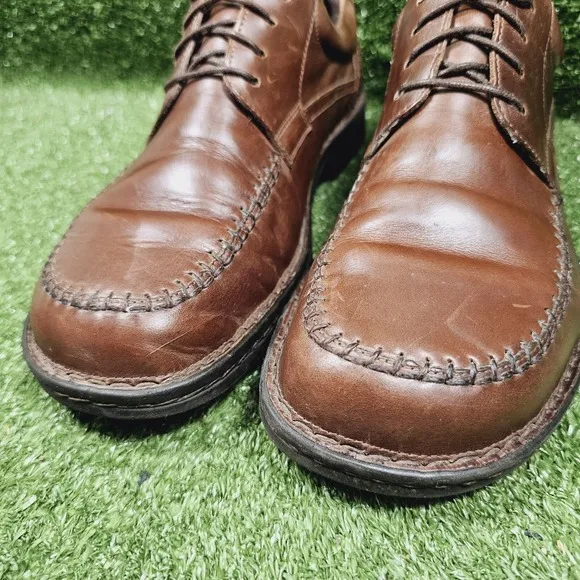 Footprints by Birkenstock Wexford Oxford Brown Leather Lace-Up Shoes Mens 11 44
