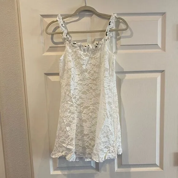For Love and Lemons Lou Lace Slip Dress