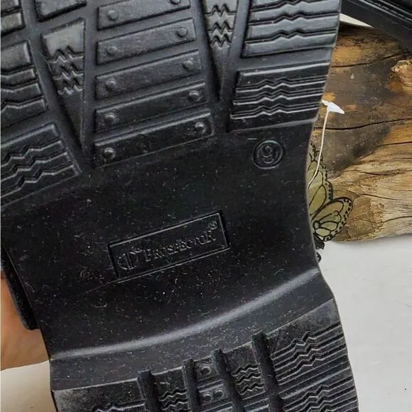 Franklin black ale prospector boots with lining