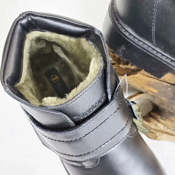 Franklin black ale prospector boots with lining