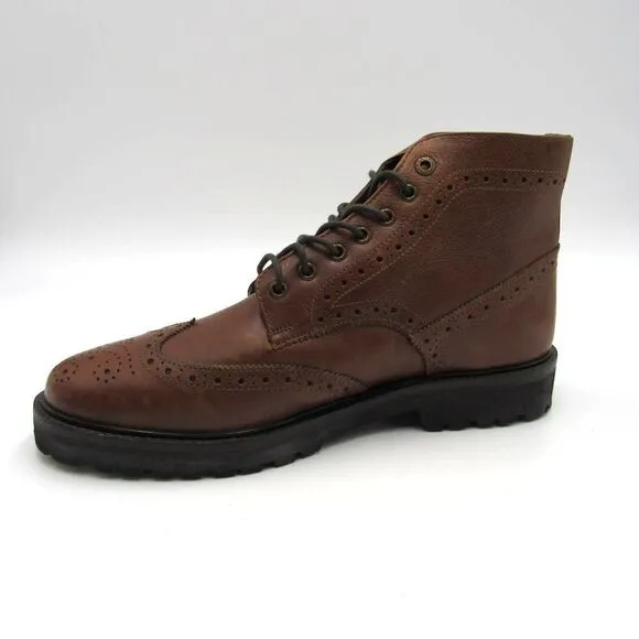 Frank Wright Pine Mens Ankle Boots in Brown SZ 8