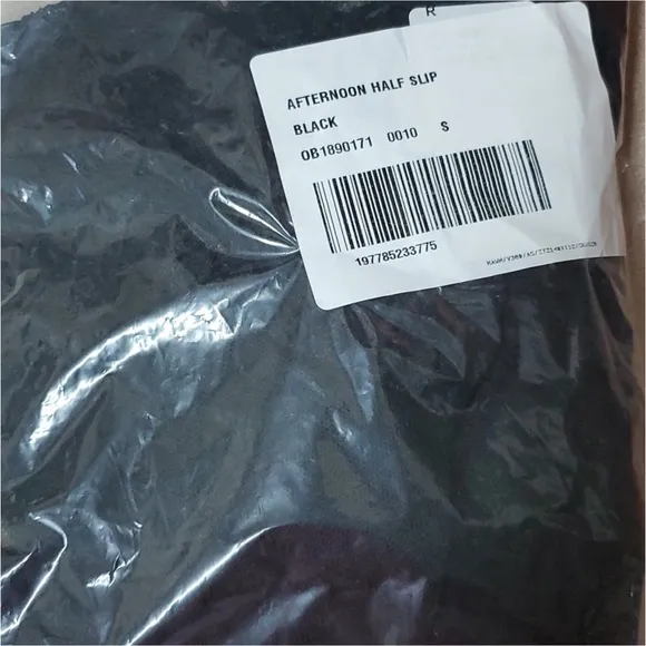 Free People Afternoon Half Slip Black Size Small Sheer Sexy Versatile