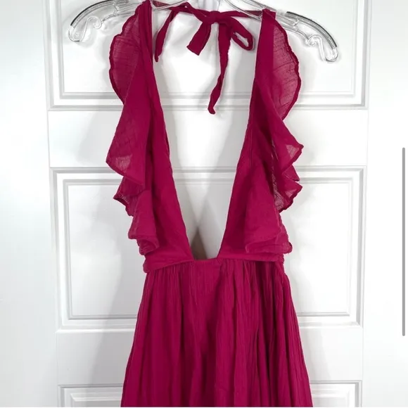 FREE PEOPLE Conchita Low Back Maxi Dress NEW Size S
