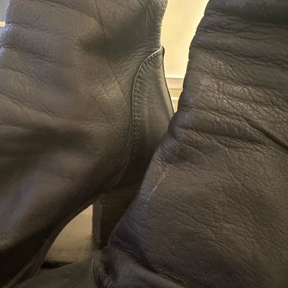 Free People Elle Block Boots Black Size 36