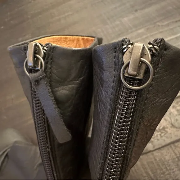 Free People Elle Block Boots Black Size 36