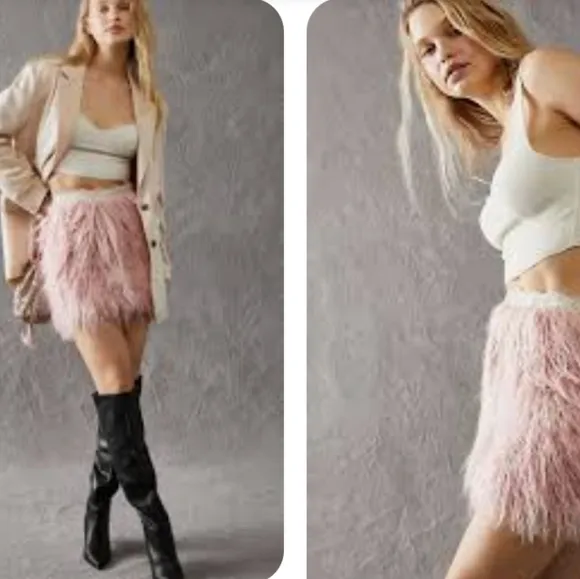 Free People Party Time Mini Skirt New